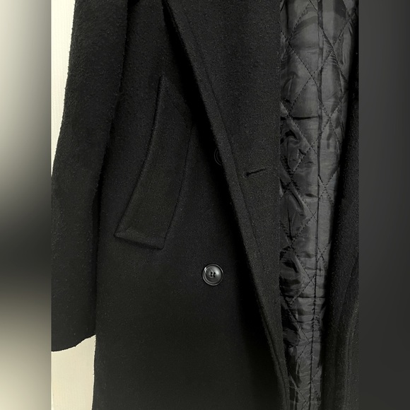 Black dropshoulder coat - Picture 4 of 4